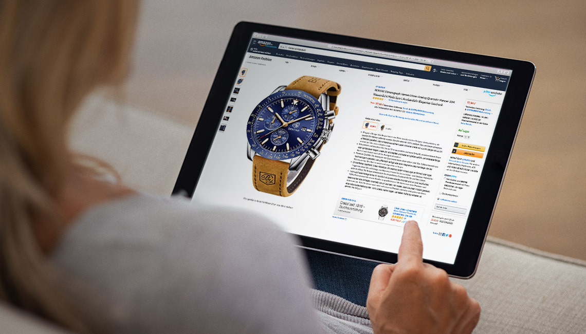 Online-Shopping per iPad